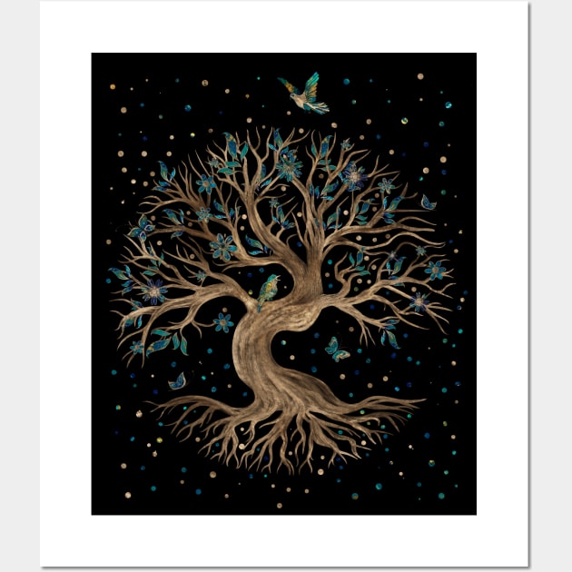 Tree of Life - Yggdrasil Wall Art by Nartissima